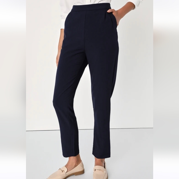 Lulus Kick-It High Waisted Trouser Medium - Picture 2 of 8